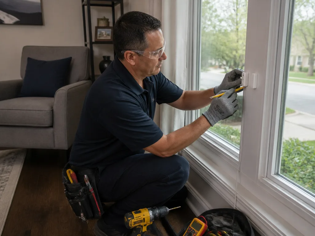 Glass Break Sensor Installation